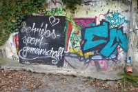Graffiti der BSG Chemie Leipzig