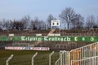 Stehplätze der Ultras hinter dem Tor, Alfred-Kunze-Sportpark