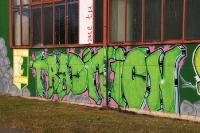 Tradition seit 1899, Graffiti am Alfred-Kunze-Sportpark
