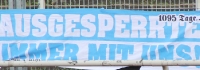 Chemnitzer Banner: Ausgesperrte immer mit uns