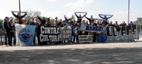 Gruppenfoto der Chemnitzer Ultras in Wiesbaden