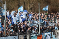 Fans / Ultras des Chemnitzer FC zu Gast beim SV Babelsberg 03 im Karli, 03. März 2012