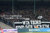 Fans von Eintracht Braunschweig beim Spiel gegen Union