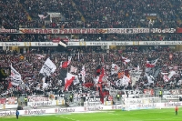 Heimblock von Eintracht Frankfurt gegen Nürnberg