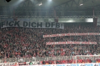 Solidarität von Seiten der Ultras / Fans des 1. FC Union Berlin