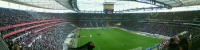Panoramaaufnahme des Stadions von Eintracht Frankfurt