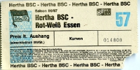 Hertha BSC vs. Rot-Weiss Essen, 1996/97