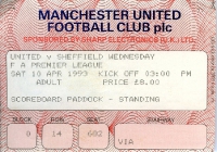 Manchester United vs. Sheffield Wednesday, 1993