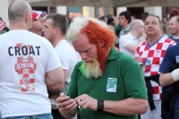 irische und kroatische Fans in Poznan
