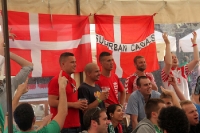dänische Fußballfans zu Gast in Poznan