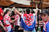 Hrvatska! Kroatische Fußballfans zu Gast in Poznan, EM 2012 in Polen