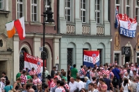 EM 2012: Vorfreude auf das Spiel Irland - Kroatien in Poznan