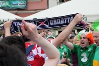 Eire & Hrvatska! Irische und kroatische Fußballfans feiern phänomenal