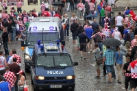 polnische Polizei hat in Poznan die Lage unter Kontrolle