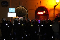 polnische Polizei ist in Poznan auf standby