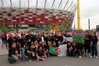 Delegation aus Pakistan beim Euro-Halbfinale 2012 in Warschau