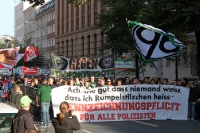 Anhänger von Hannover 96 bei der Fandemo 2010