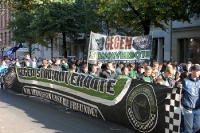 Anhänger von Hannover 96 bei der Fandemo 2010
