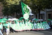 Fans des VfL Wolfsburg bei der Fandemo 2010