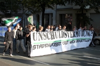 Fandemo 2010 - Protest gegen Stadionverbote