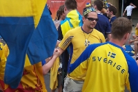 Schwedische Supporters