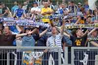Fans des FC Carl Zeiss Jena in Neustrelitz