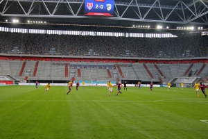 Spielfotos Jena gegen KFC Uerdingen in Düsseldorf 26-10-2019