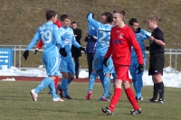 FC Eilenburg beim Pokalspiel gegen Chemnitzer FC