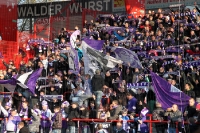 Fans / Ultras des FC Erzgebirge Aue im Stadion An der Alten Försterei in Berlin