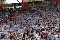 Toller Support der Rostocker Fans / Ultras beim 1. FC Union Berlin