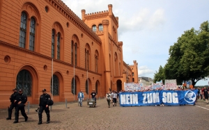 Demonstration in Schwerin gegen das SOG