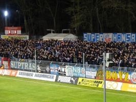 Rostock Fans bei Viktoria Köln Dezember 2019