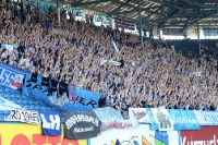 Rostocker Fans / Ultras auf der Südtribüne