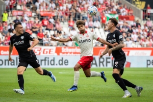 Lawrence Ennali Rot-Weiss Essen vs. FC Ingolstadt 04 Spielfotos 20.08.2022