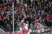 Fans des FC Ingolstadt 04 beim Spiel gegen Sandhausen