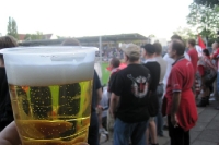 ein Bierchen im Stadion ...