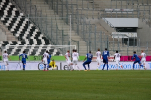 Rot-Weiss Essen gegen Schalke 04 II Spielszenen 03-04-2021