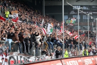 FC St Pauli feiert Sieg gegen RB Leipzig