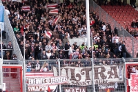 Fans des FC St. Pauli bei Energie Cottbus
