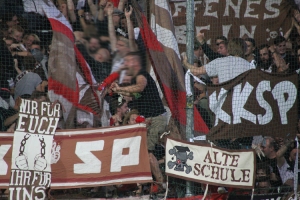 St Pauli Fans Support in Bochum