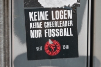 Aufkleber beim SC Fortuna Köln