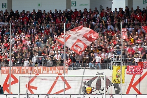 FSV Zwickau Fans im Spiel gegen Essen 