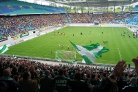 Zentralstadion Leipzig: FC Sachsen Leipzig - Dynamo Dresden, 2004