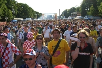 Kroatien - Brasilien, auf der Fanmeile in Berlin, WM 2006