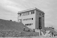 Bau des Friedrich-Ludwig-Jahn-Sportparks (Cantianstadion), Ostberlin 1951