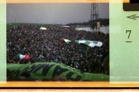 Fans des Celtic FC an der Easter Road in Edinburgh, 1994 (Pocketfilm)
