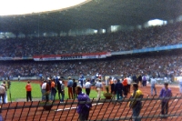 Müngersdorfer Stadion des 1. FC Köln Anfang der 90er Jahre