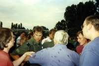 Etwas Stress mit der Polizei, Reinickendorfer Füchse - 1. FC Union, 1995