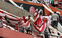 Vorbereitungen im Estádio Cícero Pompeu de Toledo, kurz Morumbi, (Foto: T. Hänsch www.unveu.de)