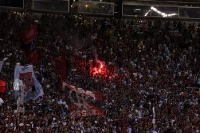 Pyrotechnik beim Derby CR Vasco da Gama - CR Flamengo Rio de Janeiro, (Foto: T. Hänsch www.unveu.de)